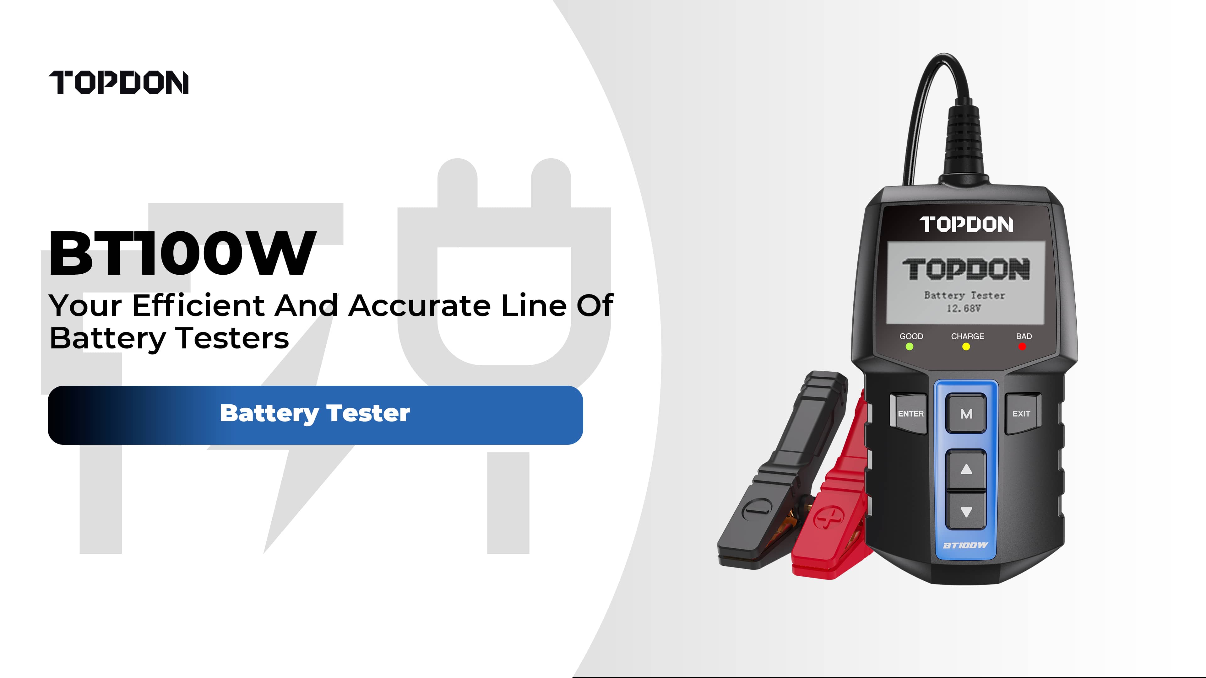 TOPDON BT100W | Battery Tester